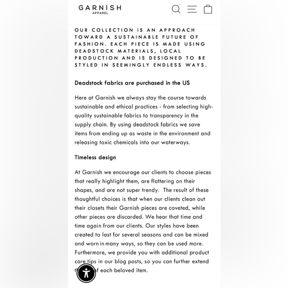 Garnish PDX Sleeveless Funnel Neck Dress, Size Large, Sustainable Handmade - Picture 10 of 10